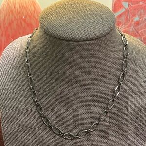 Charter Club Pave Link Necklace